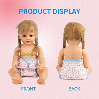 Foto 5 | Juego de Pañales Pedolltree Reborn Baby Doll de 17 A 22 Pulgadas 4 Piezas - Venta Internacional