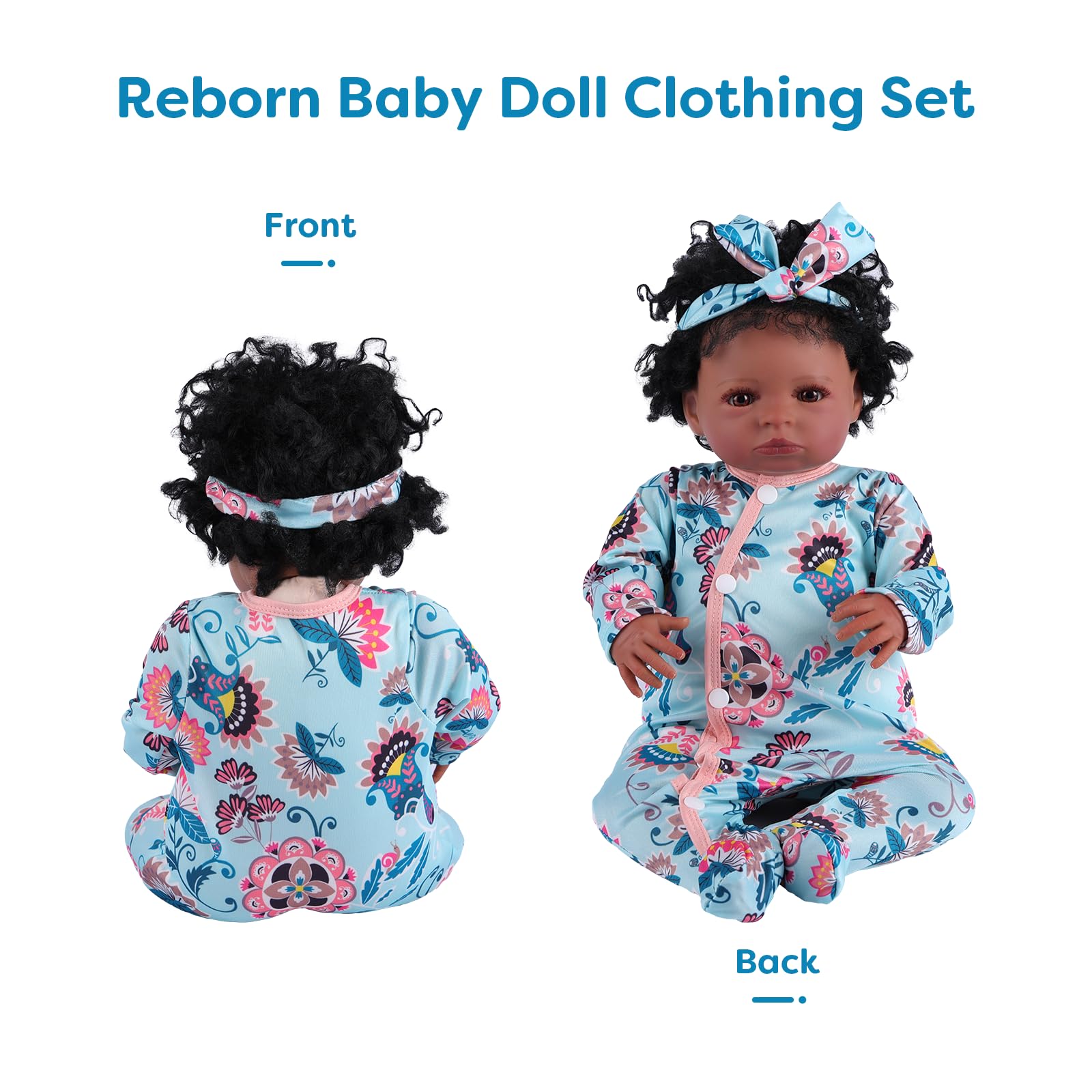 Foto 3 pulgar | Pañalero para Muñeca Bebé Babeside Reborn con Diadema - Venta Internacional