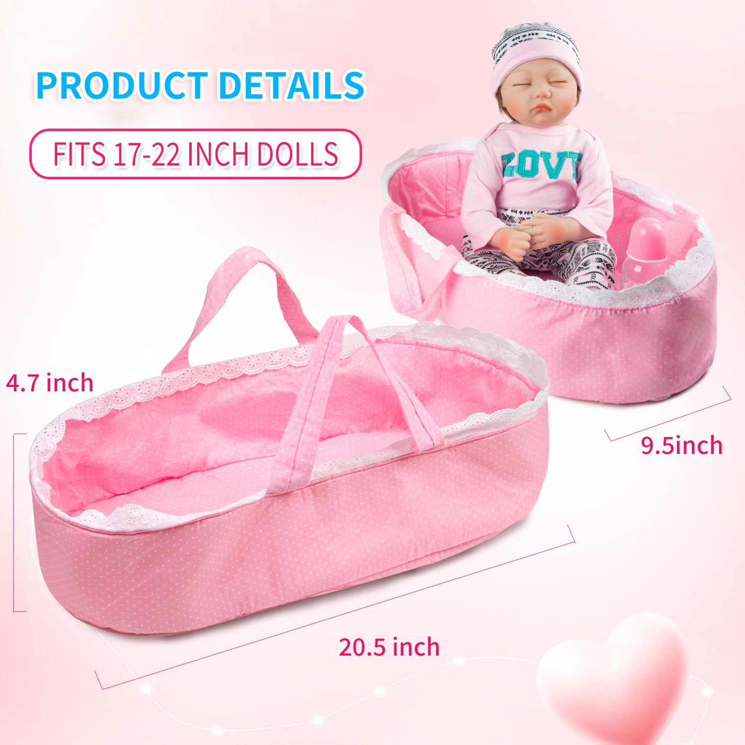 Foto 4 | Juego de Accesorios de Ropa Reborn Baby Dolls 11 Piezas - Venta Internacional