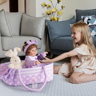 Foto 7 | Set de Ropa Reborn Baby Doll con Capazo para Bebés - Venta Internacional