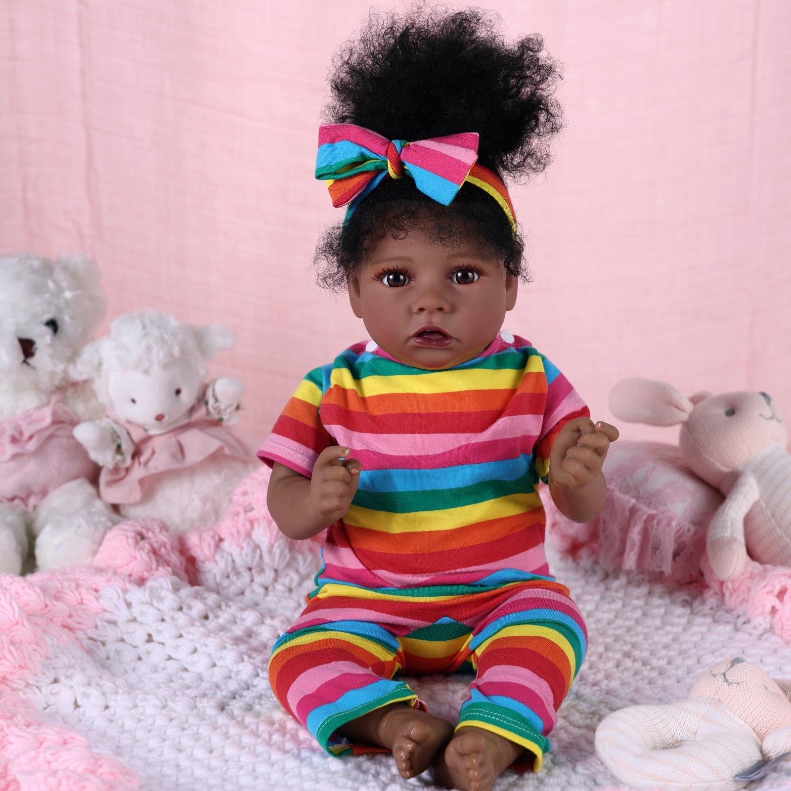 Foto 6 pulgar | Pañalero para Muñeca Bebé Babeside Reborn con Diadema - Venta Internacional