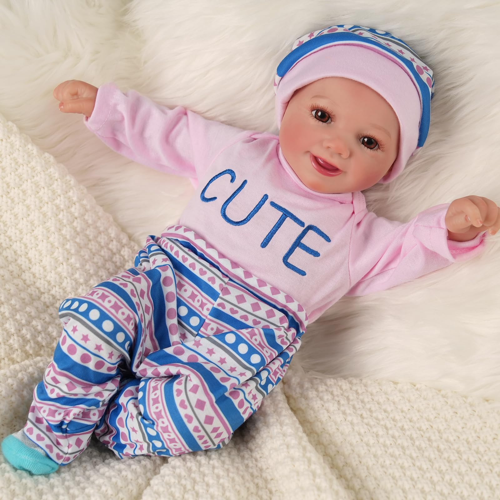 Foto 8 pulgar | Set de Ropa Reborn Baby Doll Babeside para Bebés de 43 a 56 cm - Venta Internacional