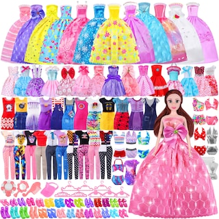 Foto 1 | Set de Ropa y Accesorios Minifun para Muñeca-Venta Internacional