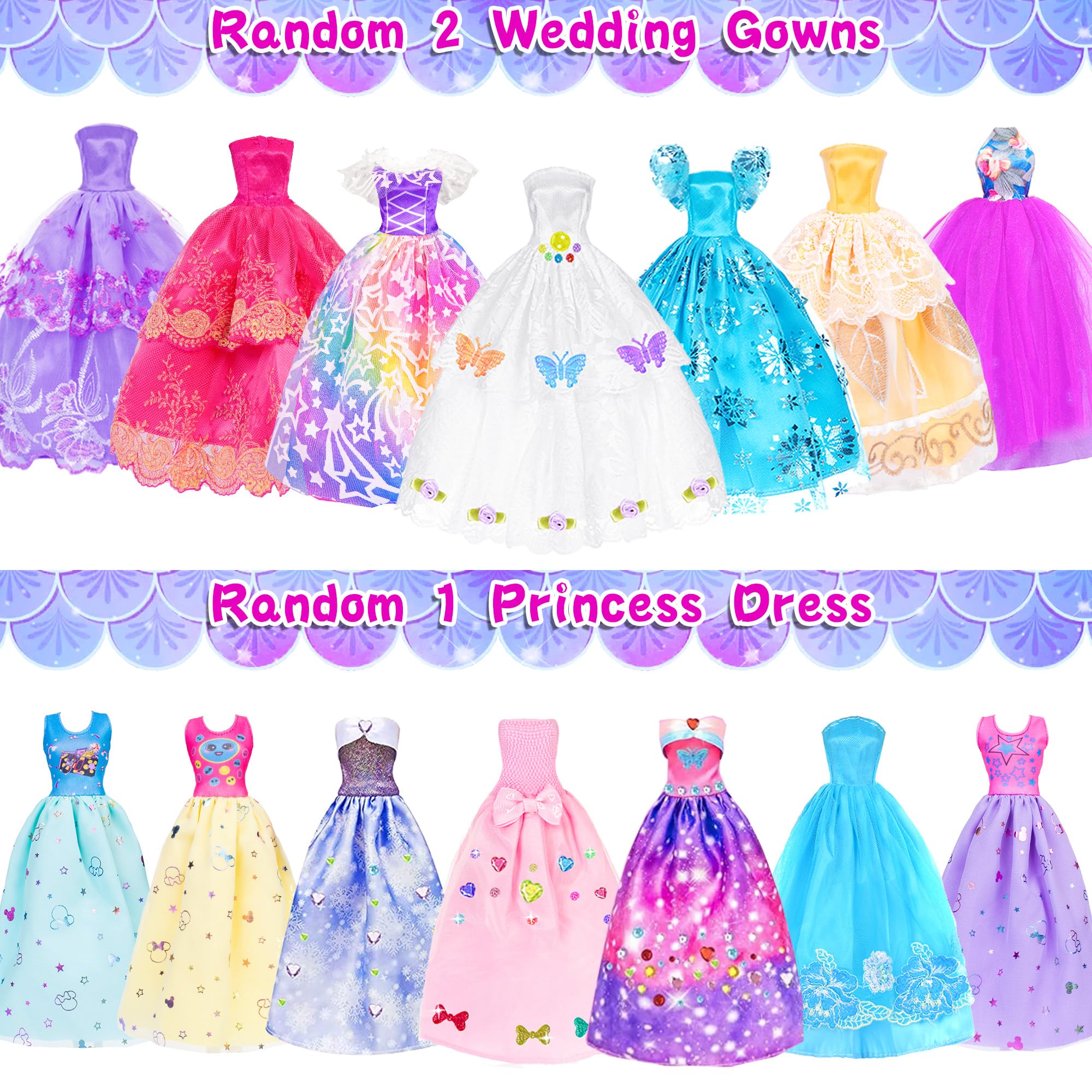 Foto 4 | Set de Ropa y Accesorios Ebuddy para Muñeca-Venta Internacional
