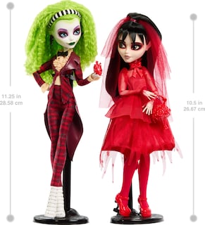 Foto 2 | Pack de 2 Muñecas Monster High Skullector Beetlejuice - Venta Internacional