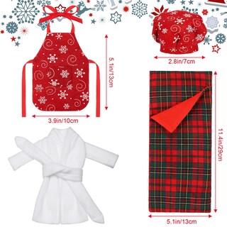 Foto 3 | Set de Ropa Navideña para Muñeca Skylety - Venta Internacional