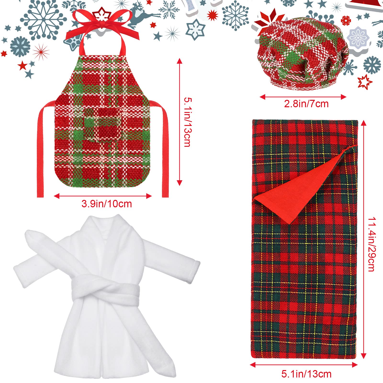 Foto 4 pulgar | Set de Accesorios Navideños para Muñecas Skylety Santa Clothing  - Venta Internacional