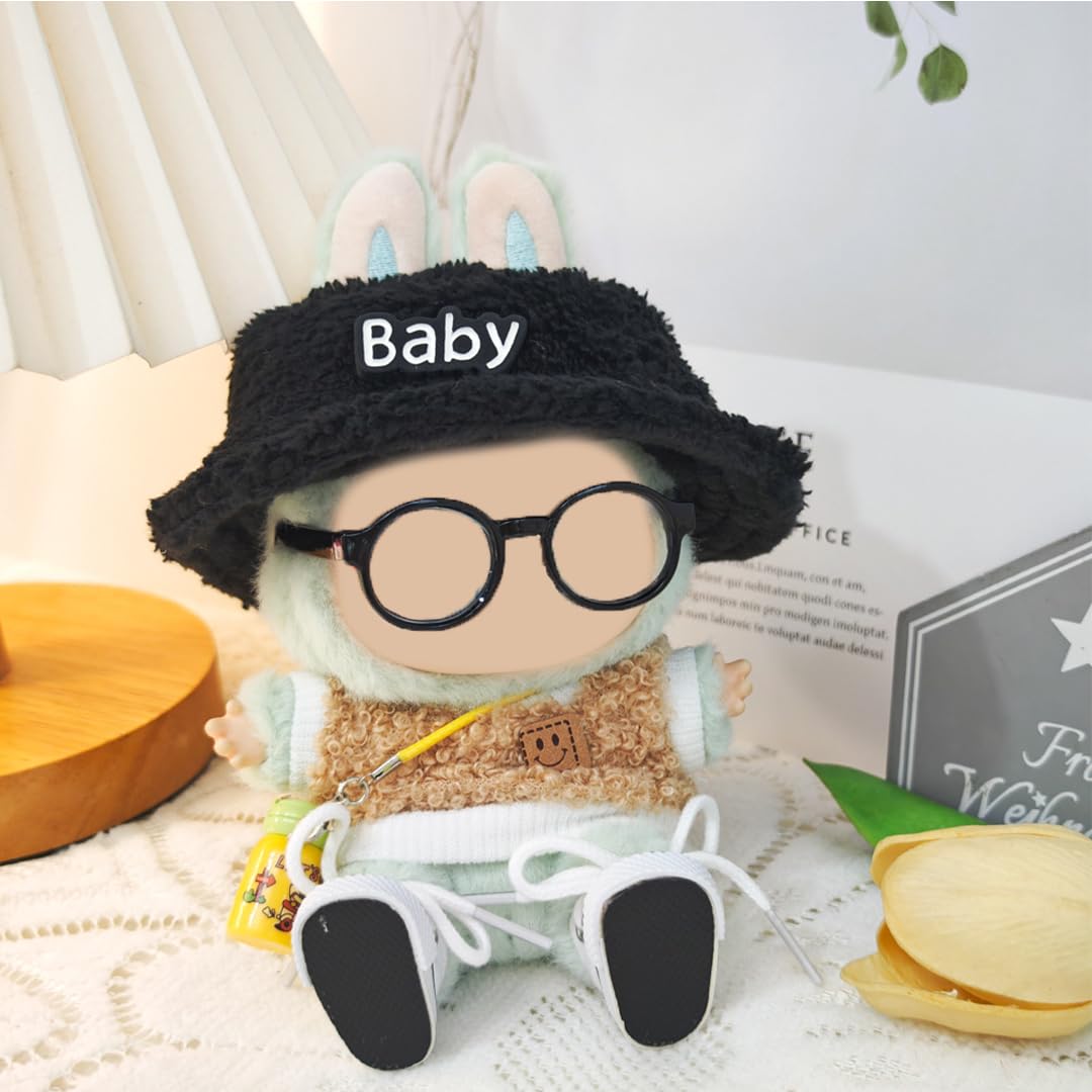 Juego De Ropa Para Muñecas Labubu De 5 Piezas Con Sombrero, Cámara, Gafas Y Zapatos - Venta Internacional.