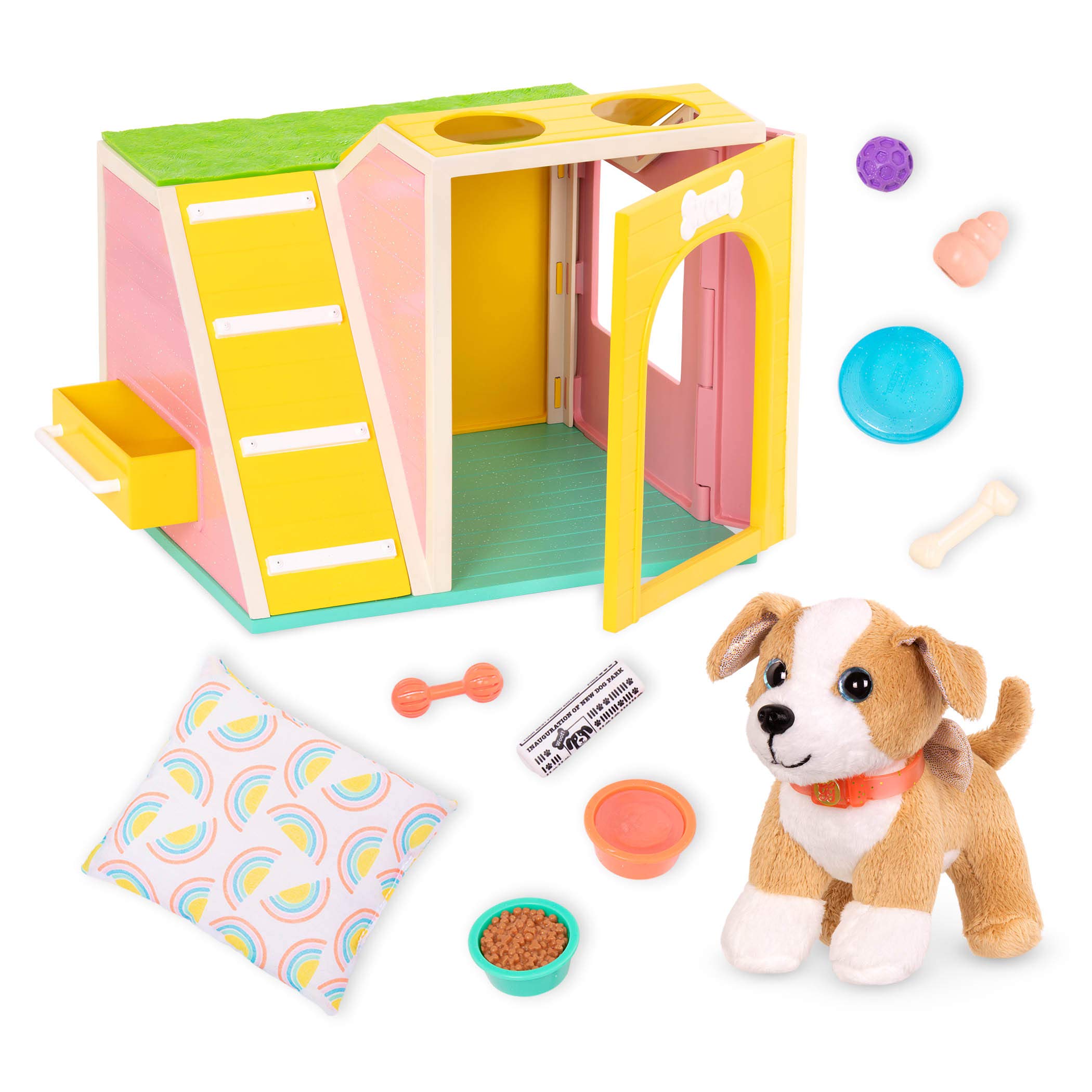 Foto 2 pulgar | Playset Dog House Glitter Girls Con Cachorro De Peluche Chihuahua - Venta Internacional.