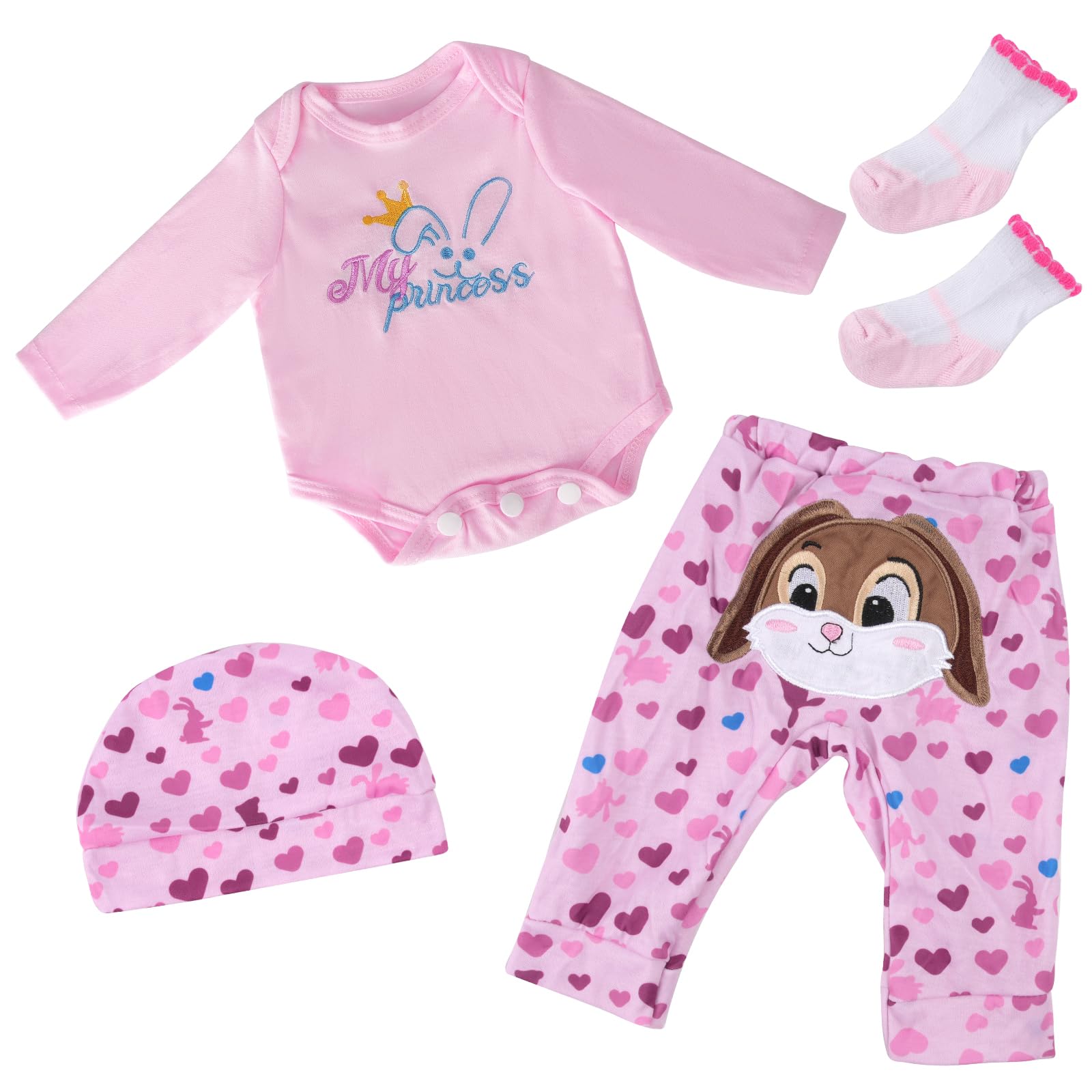 Foto 2 pulgar | Set de Ropa para Muñecas Reborn Baby Dolls Babeside - Venta Internacional