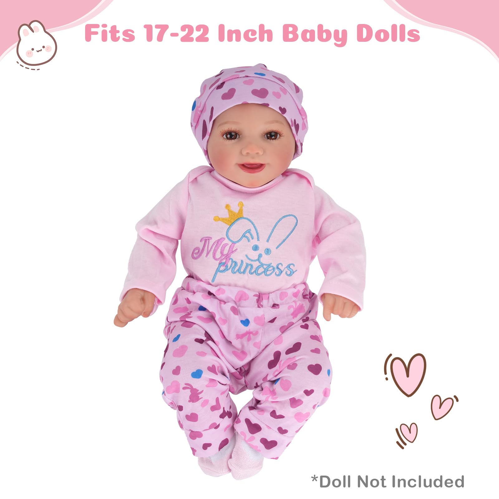 Foto 4 pulgar | Set de Ropa para Muñecas Reborn Baby Dolls Babeside - Venta Internacional