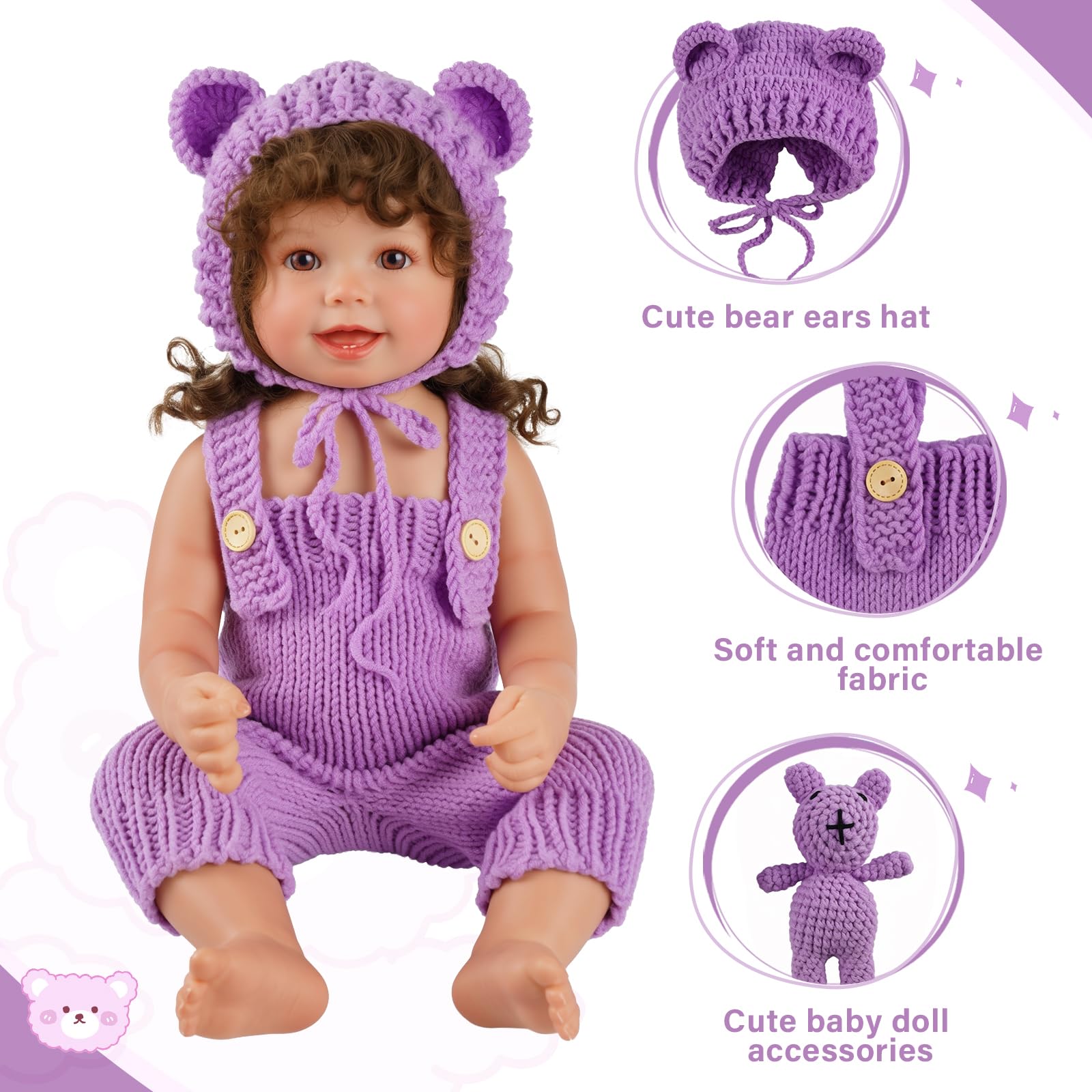 Foto 4 pulgar | Set de Ropa para Muñecas Babeside - Venta Internacional