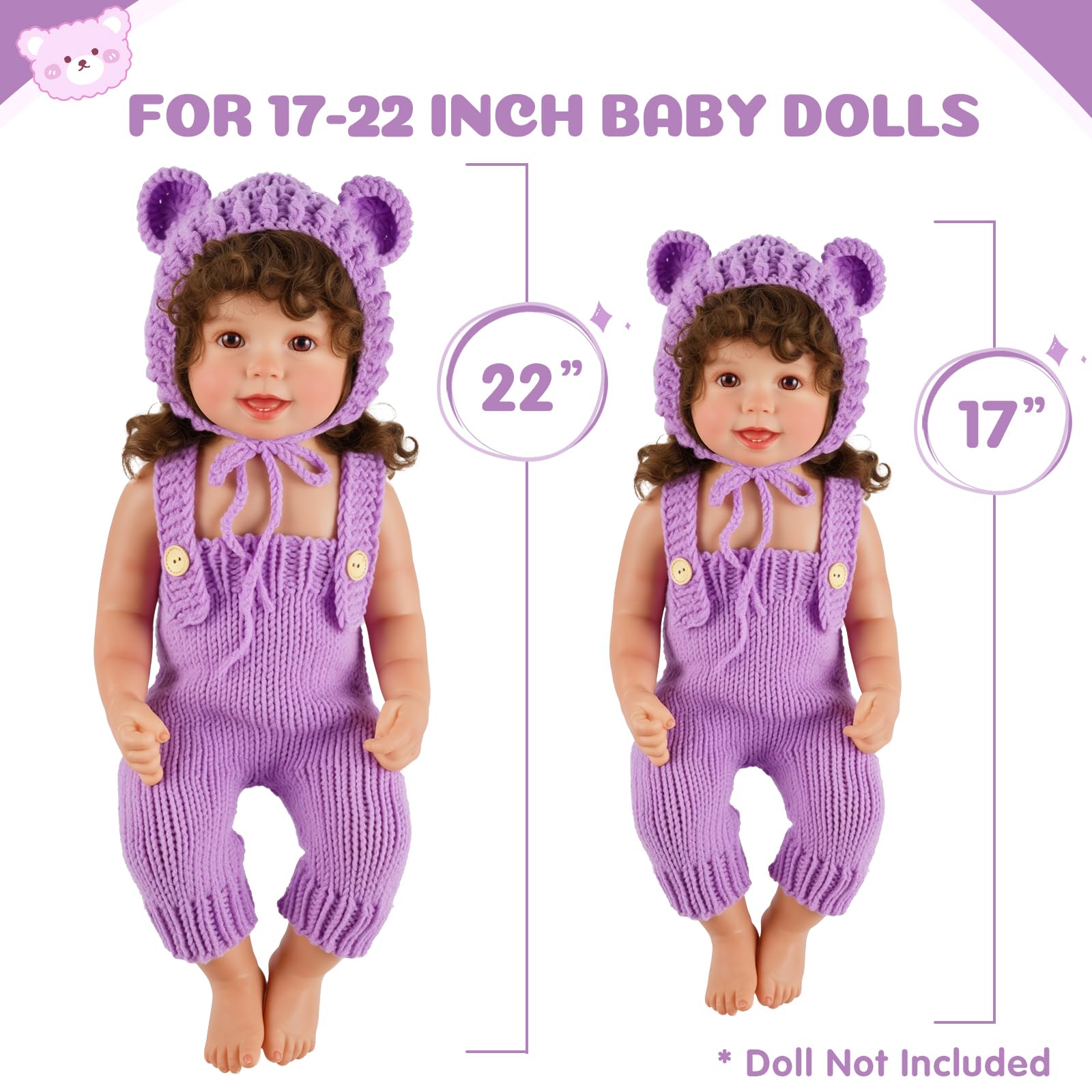 Foto 5 pulgar | Set de Ropa para Muñecas Babeside - Venta Internacional