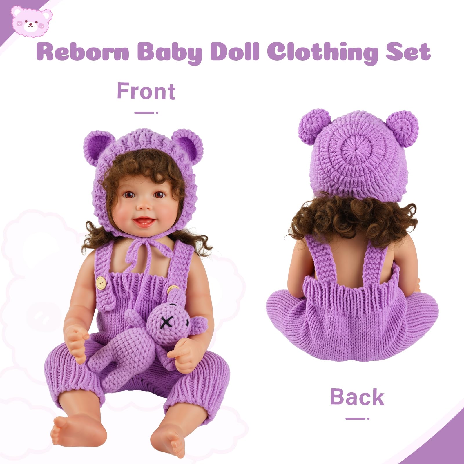 Foto 6 pulgar | Set de Ropa para Muñecas Babeside - Venta Internacional
