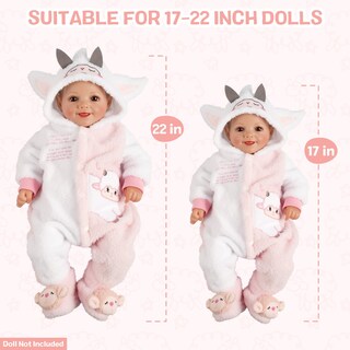 Foto 4 | Set de Ropa para Muñecas Babeside de 43 a 56 cm - Venta Internacional