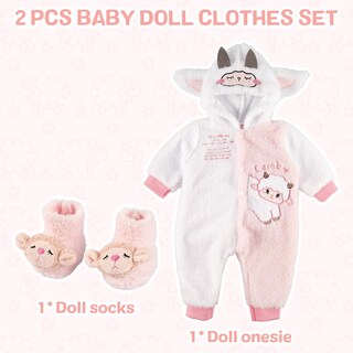 Foto 5 | Set de Ropa para Muñecas Babeside de 43 a 56 cm - Venta Internacional