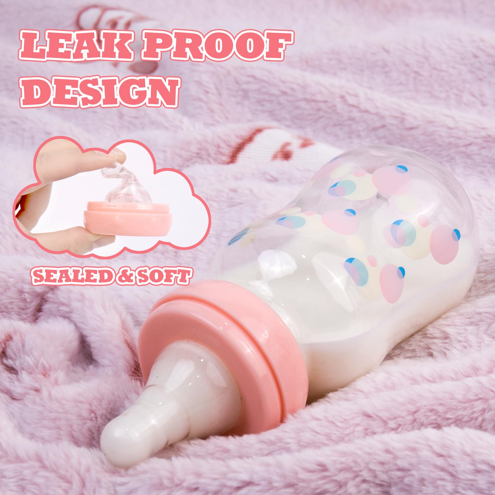 Foto 4 pulgar | Set De Accesorios Para Chupete Y Biberón Magnéticos Aori Reborn Baby Doll - Venta Internacional.