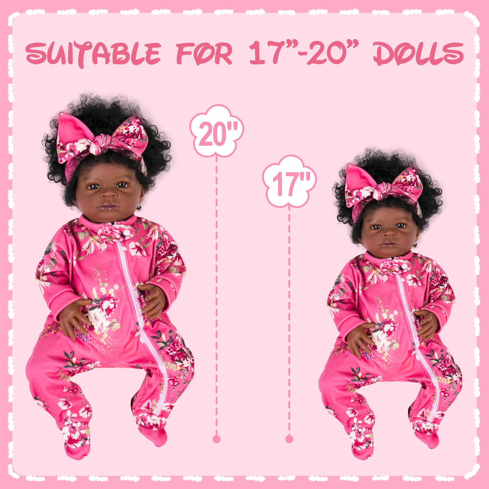Foto 6 pulgar | Set De Ropa Para Muñecas Aori Relike Reborn De 50 Cm Con Accesorios - Venta Internacional.
