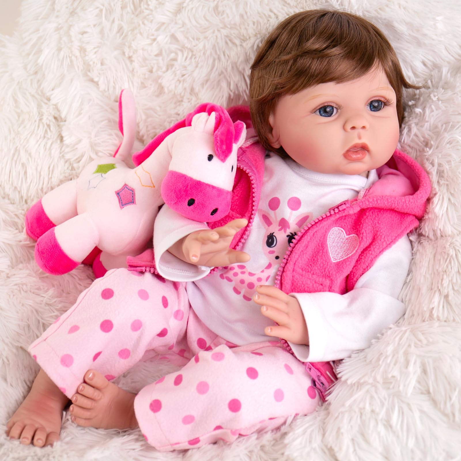 Foto 7 pulgar | Set De Ropa Para Muñecas Reborn Baby Dolls De 20 A 24 Pulgadas Aori Lifelike - Venta Internacional.