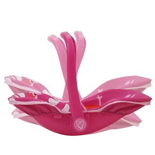 Foto 3 | Asiento de Coche para Muñeca Bebé Peppa Pig con Lunares Rosas y Blancos - Venta Internacional