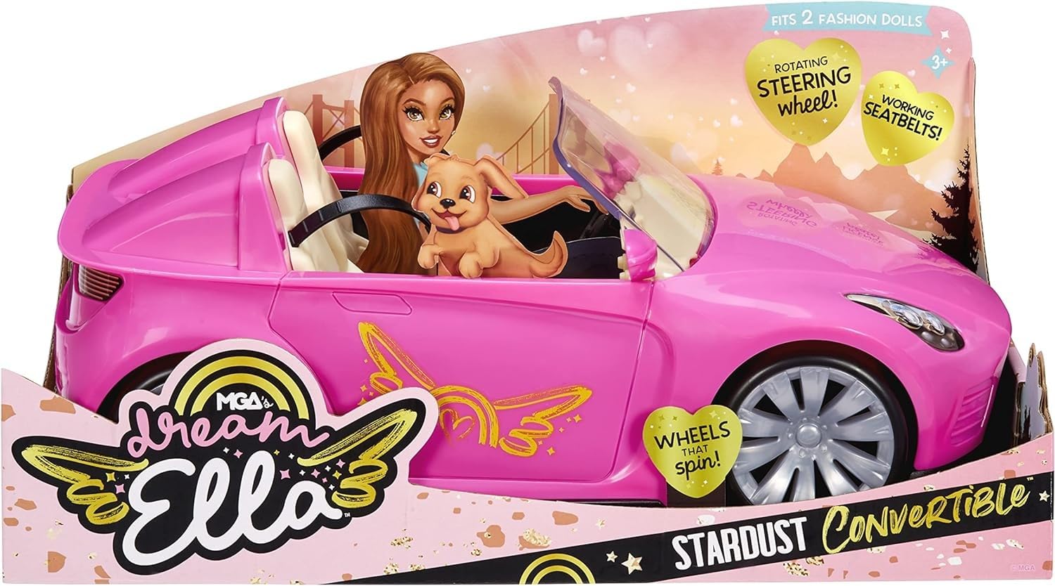 Foto 6 pulgar | Coche De Juguete Mga Entertainment Dream Ella Car Cruiser Multicolor - Venta Internacional.