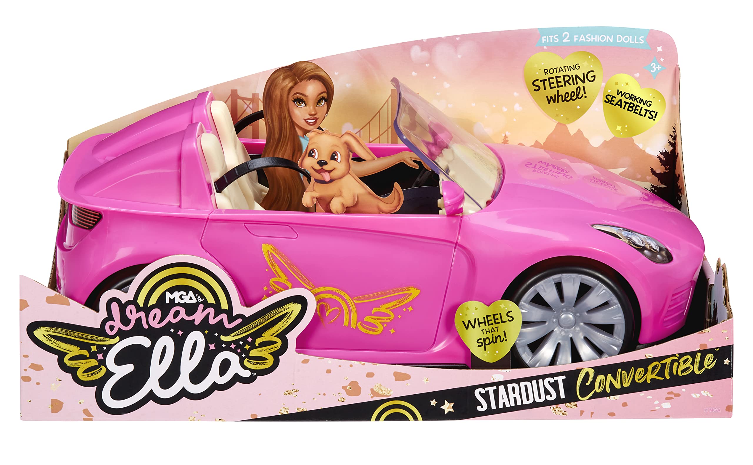 Foto 7 pulgar | Coche De Juguete Mga Entertainment Dream Ella Car Cruiser Multicolor - Venta Internacional.