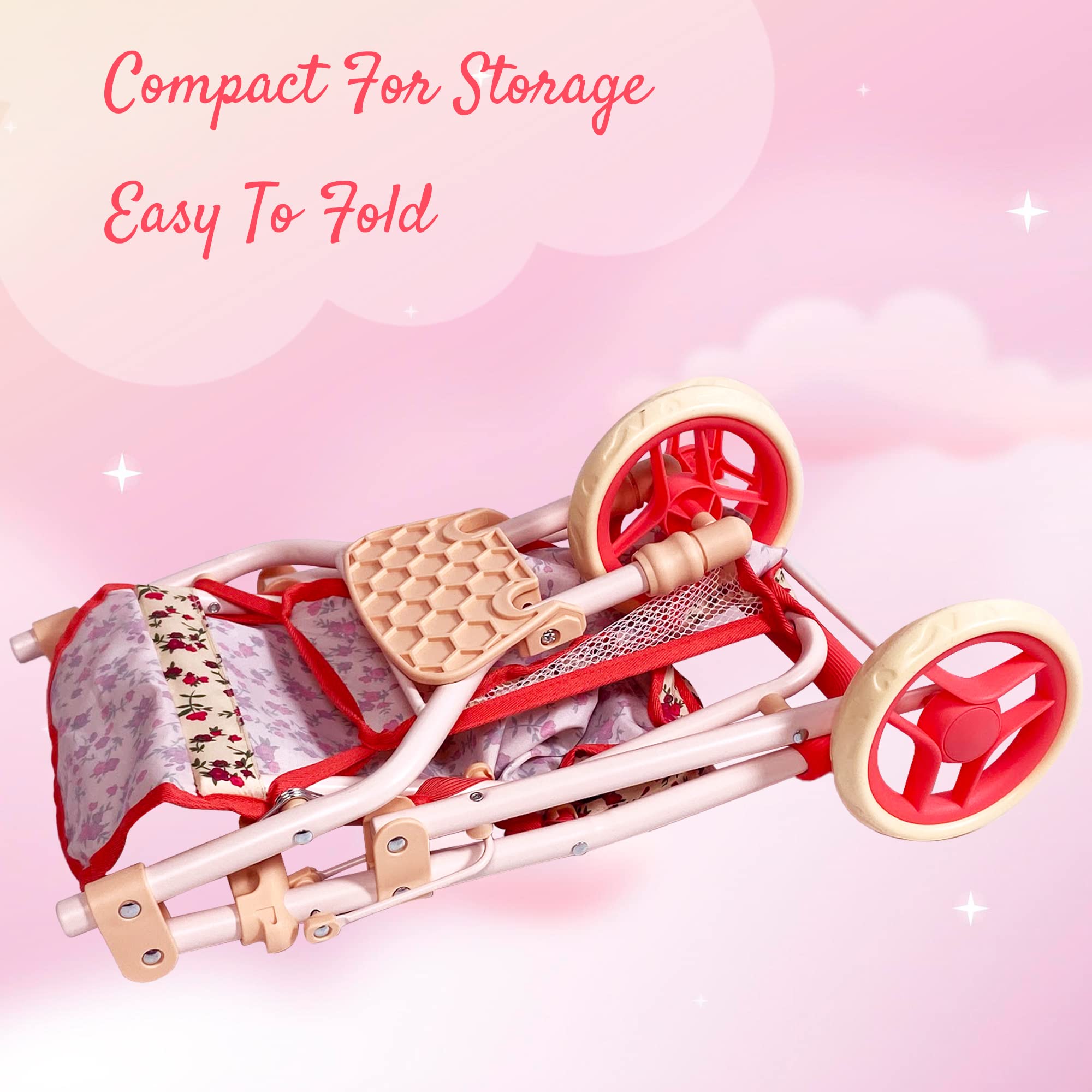 Foto 5 | Cochecito Para Muñecas De La Colección New York Doll Con Toldo - Venta Internacional.