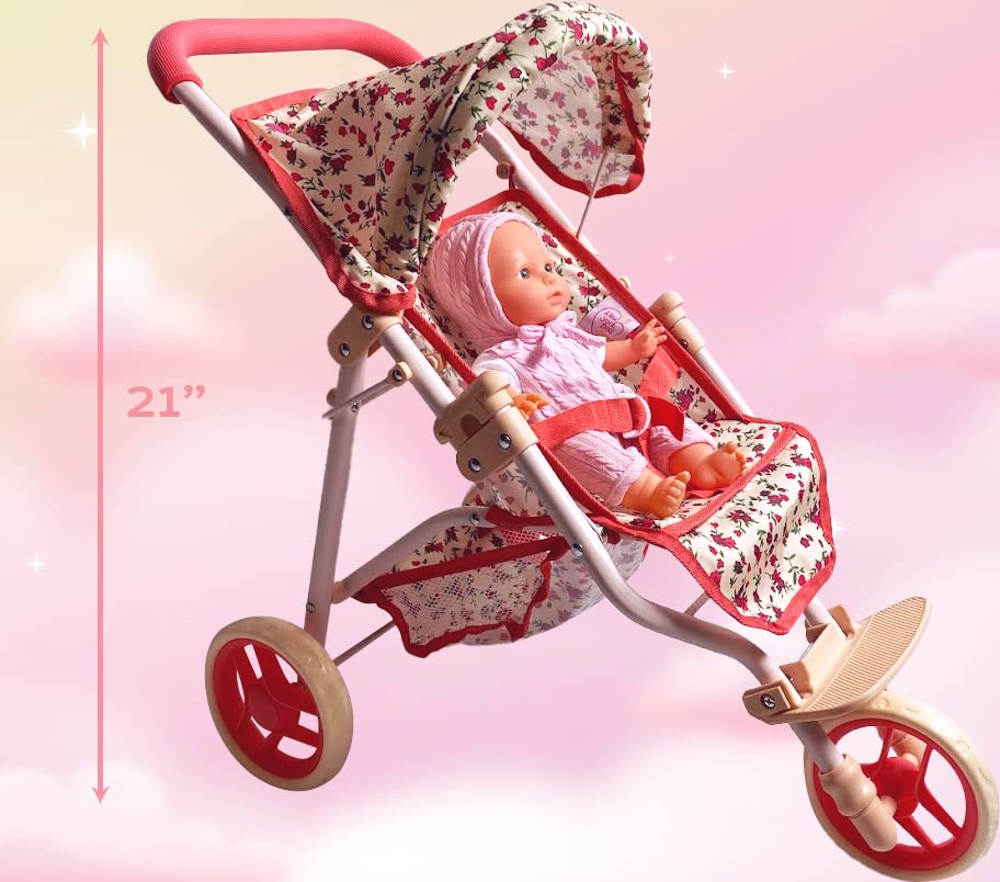 Foto 6 | Cochecito Para Muñecas De La Colección New York Doll Con Toldo - Venta Internacional.