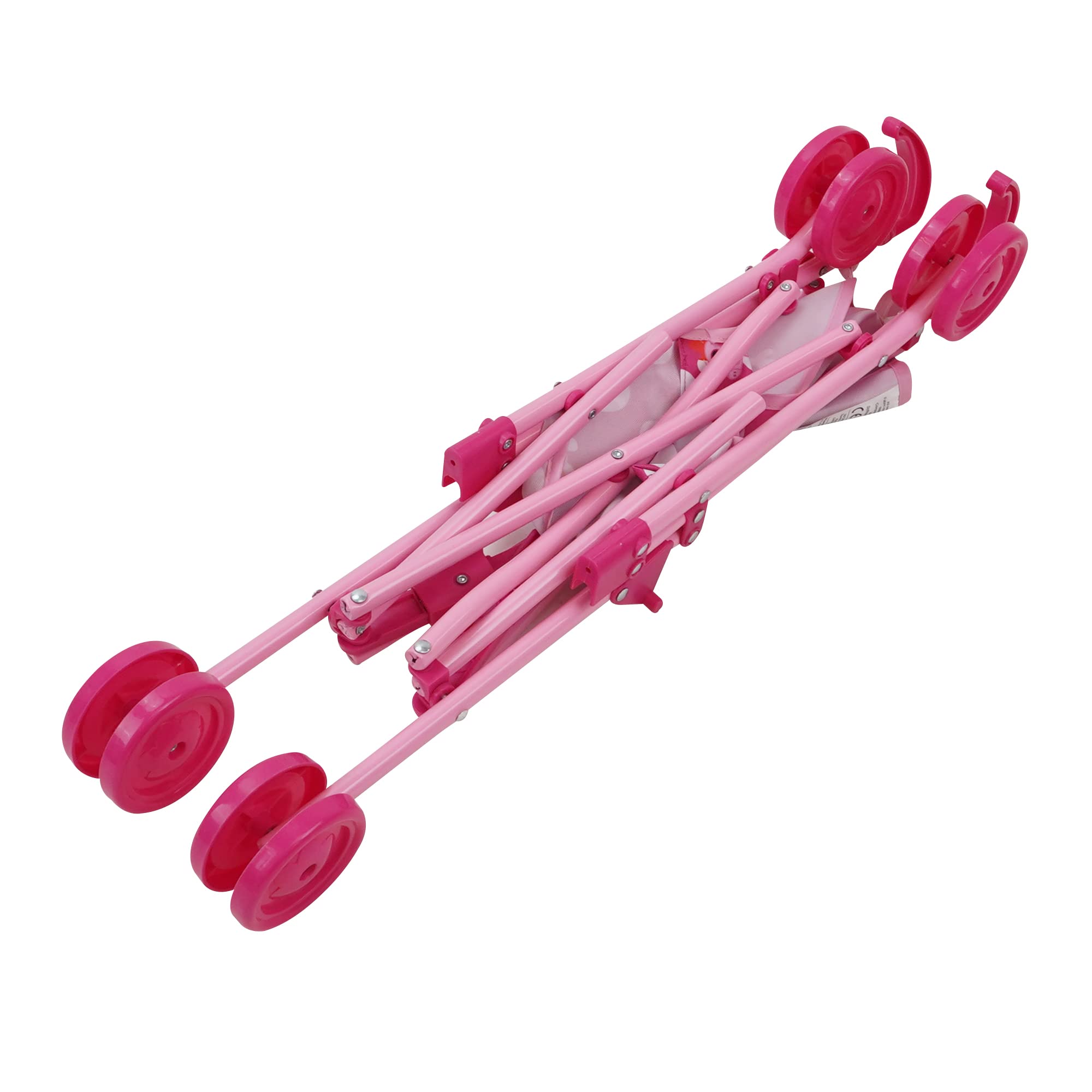 Foto 4 pulgar | Paraguas Para Muñecas Peppa Pig Con Lunares Rosas Y Blancos, 60 Cm - Venta Internacional.