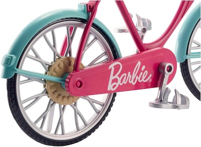 Foto 3 | Bicicleta Barbie Con Cesta De Flores Para Muñecas - Venta Internacional.