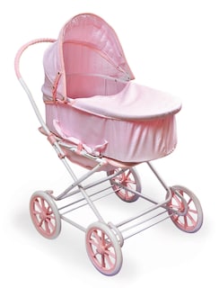 Foto 1 | Cesta Para Cochecito Y Portabebés, Color Rosa, 22 Pulgadas, De Toy Doll - Venta Internacional.