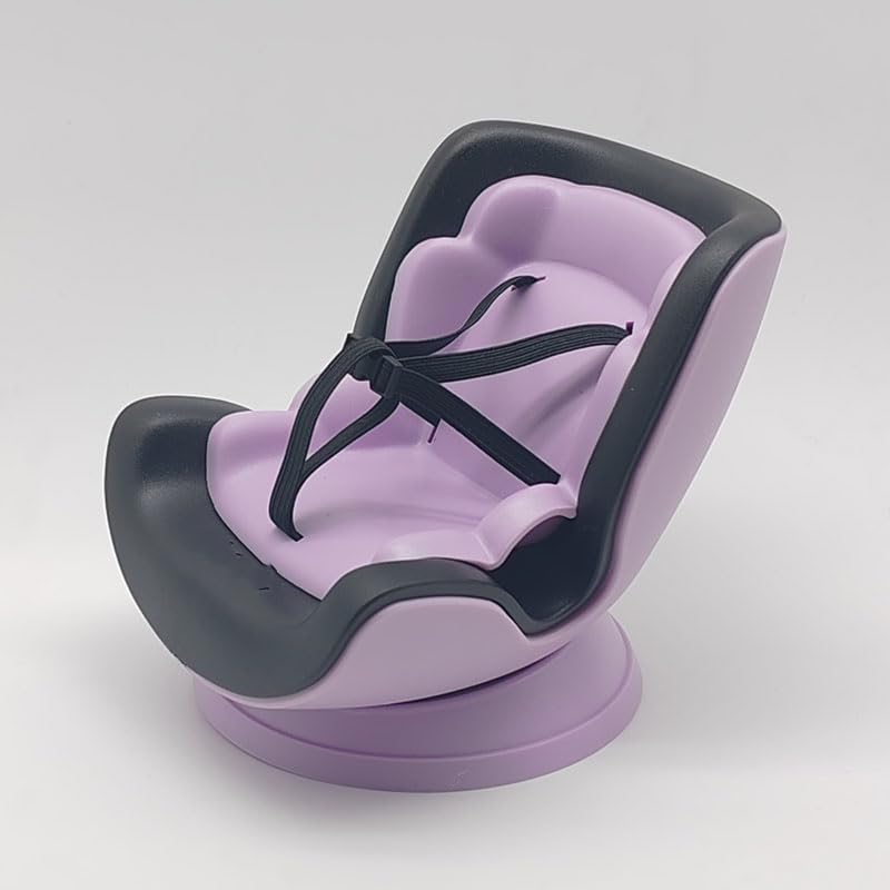 Foto 2 pulgar | Protector De Asiento De Coche Para Muñeca Labubu De 17 Cm Con Accesorios, Color Morado - Venta Internacional.