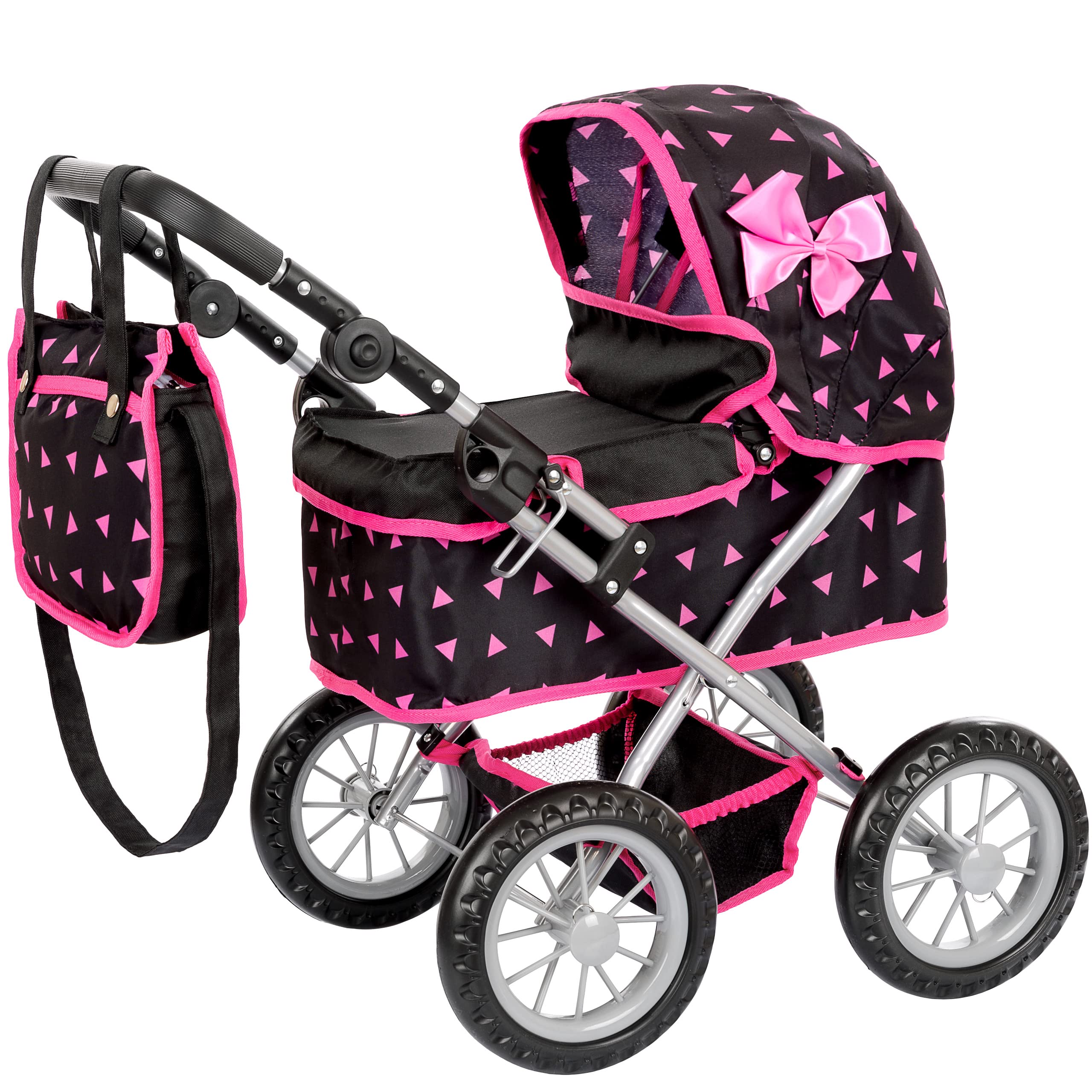 Foto 2 pulgar | Cochecito Baby Doll Kinderplay Kp0261r Con Asa Ajustable - Venta Internacional.