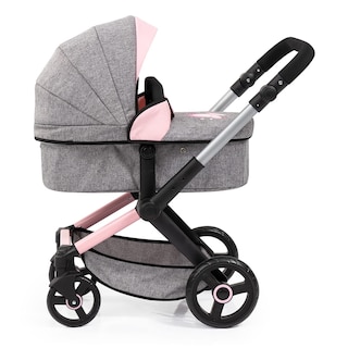 Foto 2 | Cochecito Para Muñecas Bayer Design Xeo Butterfly, Gris Y Rosa, 52 Cm, 3 O Más - Venta Internacional.