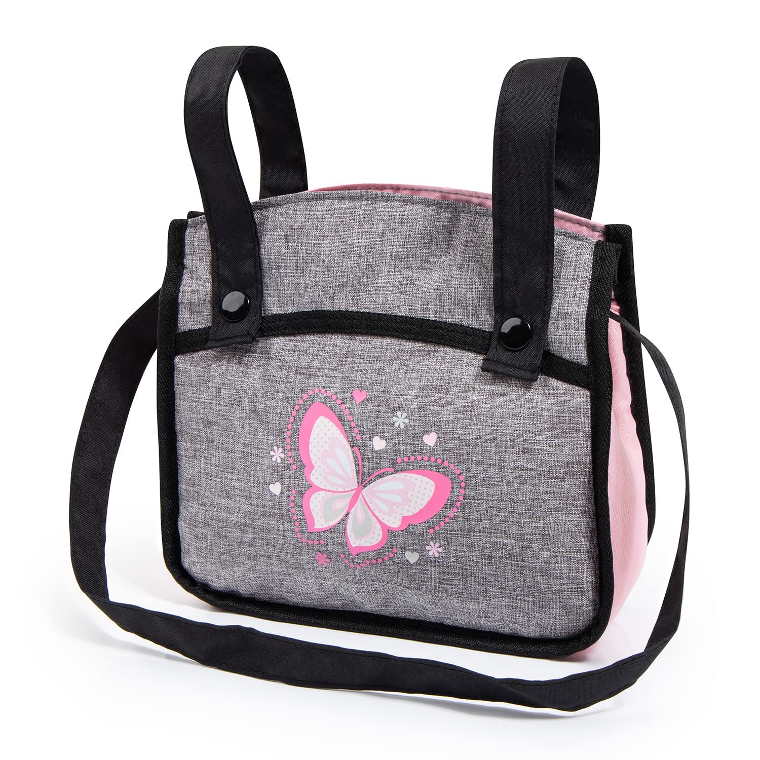 Foto 5 | Cochecito Para Muñecas Bayer Design Xeo Butterfly, Gris Y Rosa, 52 Cm, 3 O Más - Venta Internacional.