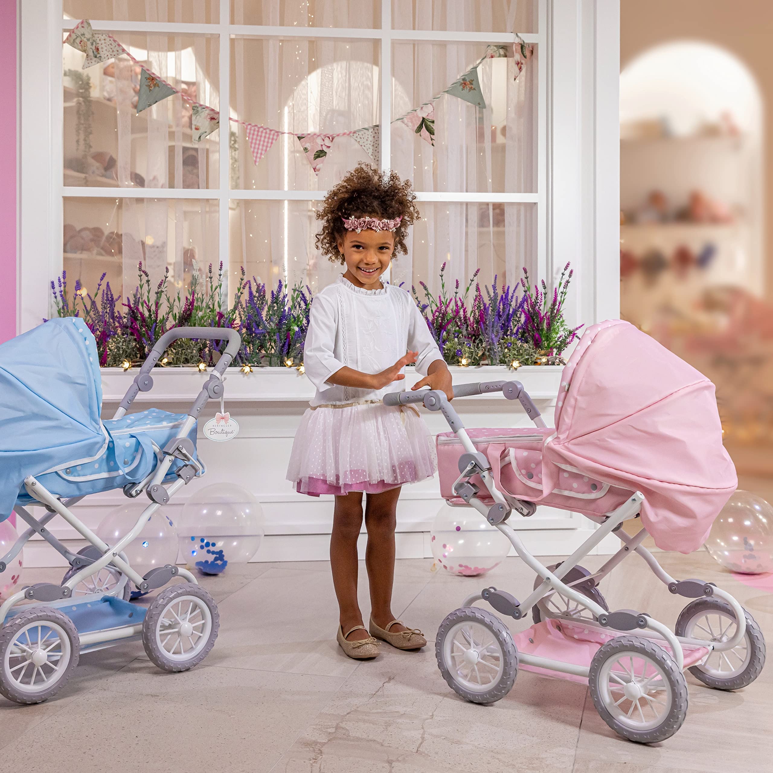 Foto 4 | Cochecito Para Muñecas Jc Toys Berenguer Boutique Pink 3+ - Venta Internacional.