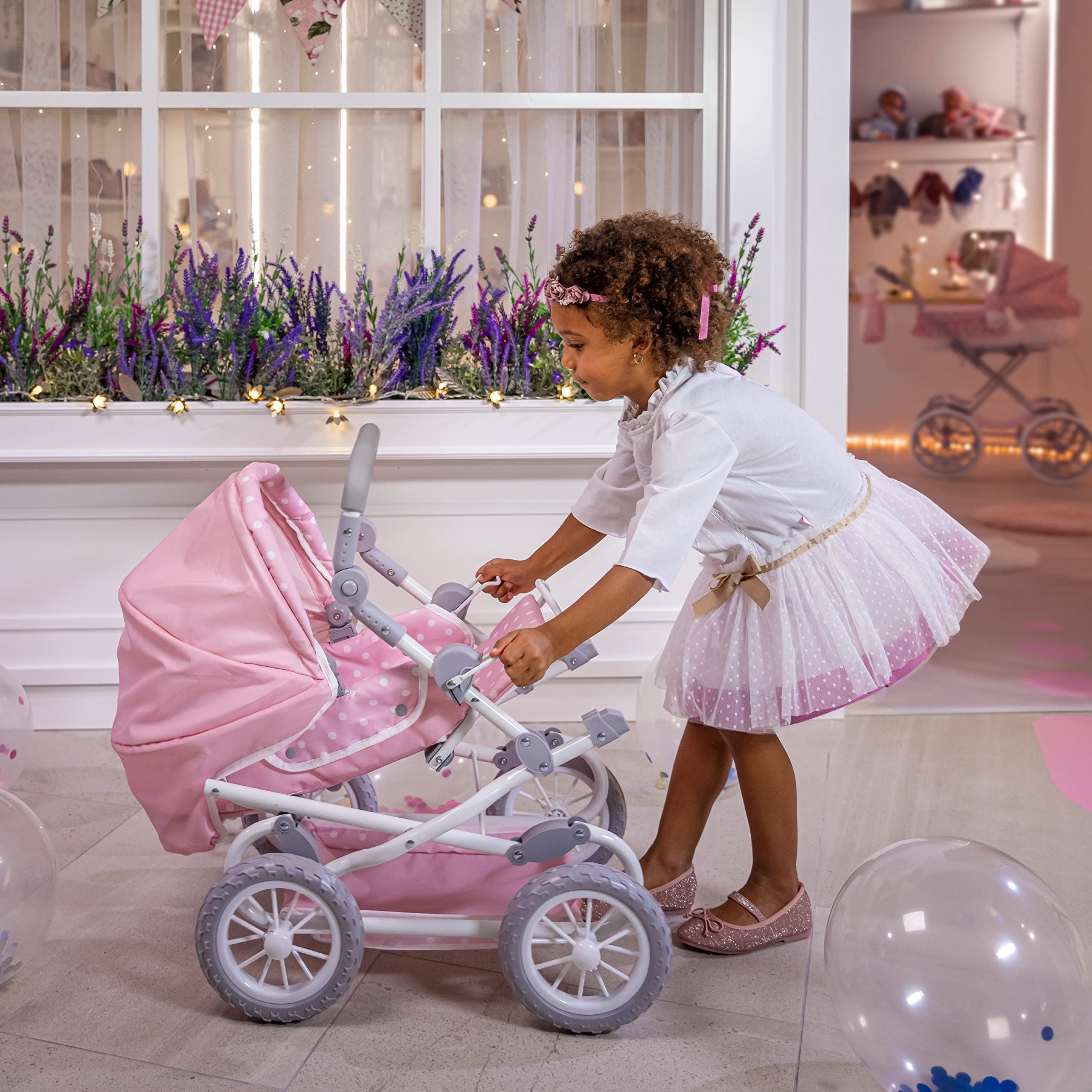 Foto 6 | Cochecito Para Muñecas Jc Toys Berenguer Boutique Pink 3+ - Venta Internacional.