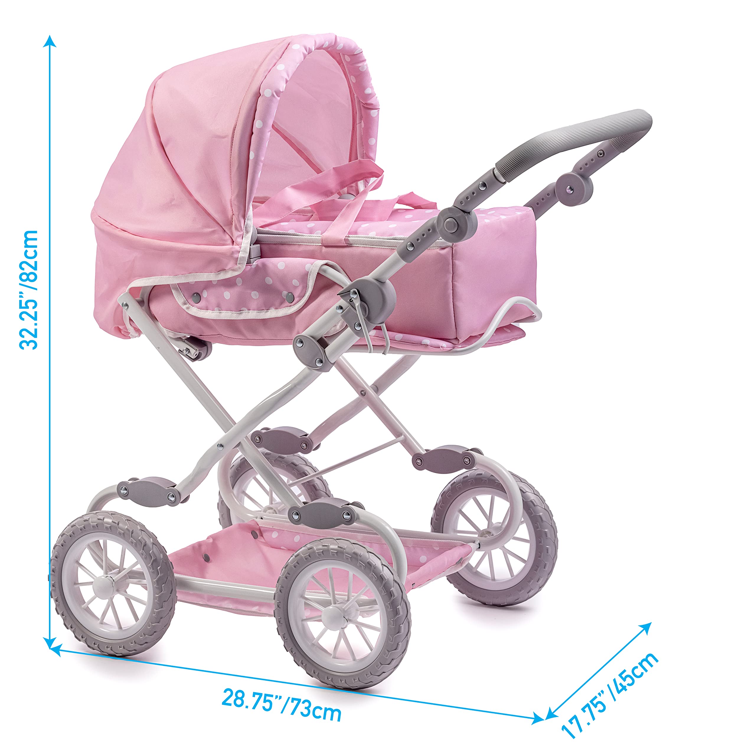Foto 7 | Cochecito Para Muñecas Jc Toys Berenguer Boutique Pink 3+ - Venta Internacional.