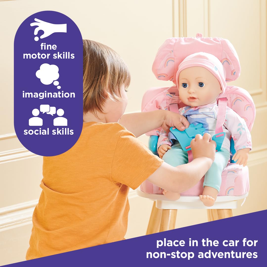 Foto 5 pulgar | Asiento Elevador Casdon Baby Huggles, Color Rosa, Para Muñecas De Hasta 14 Años - Venta Internacional.