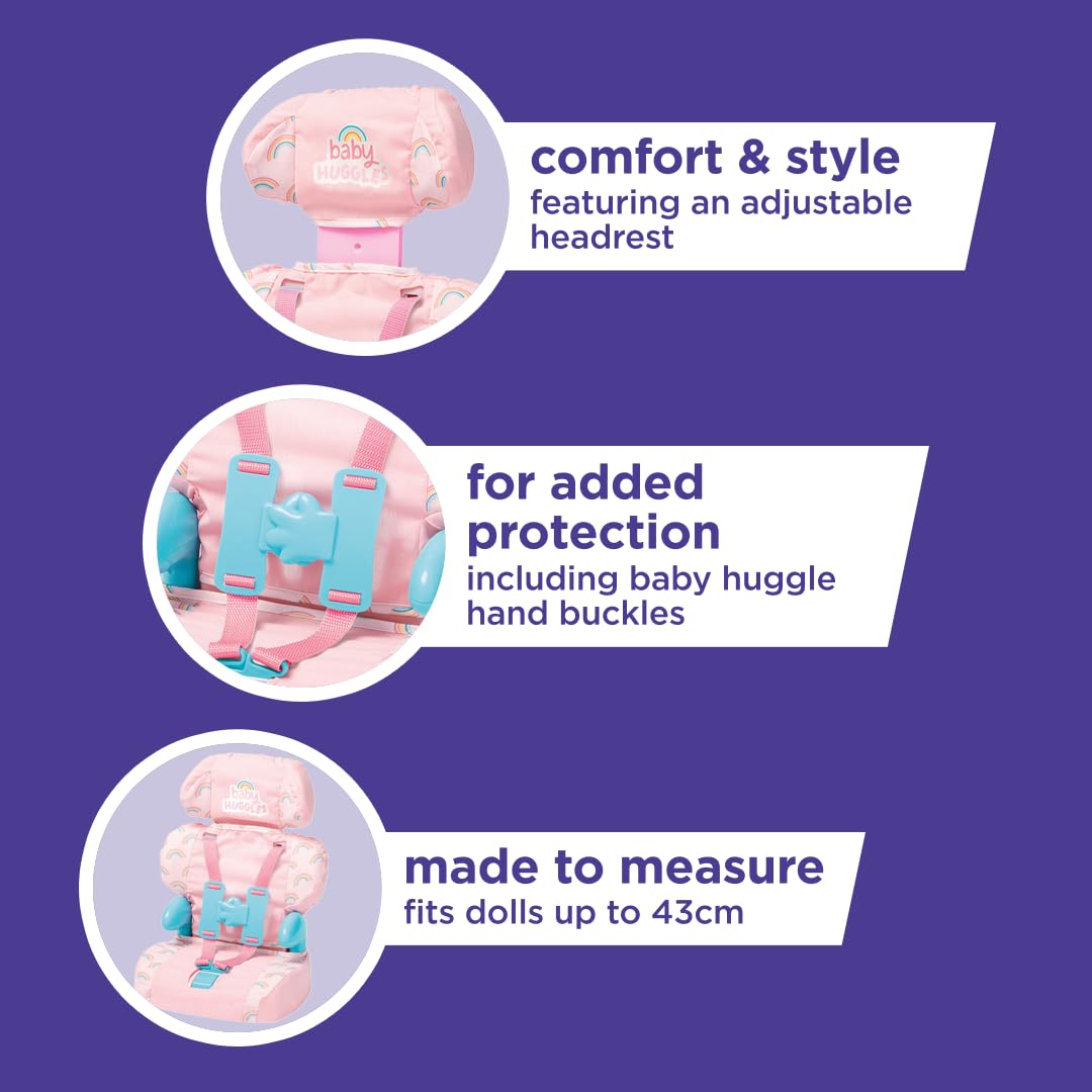 Foto 7 pulgar | Asiento Elevador Casdon Baby Huggles, Color Rosa, Para Muñecas De Hasta 14 Años - Venta Internacional.