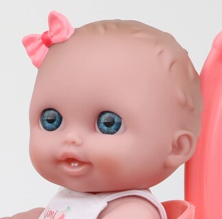 Foto 3 | Set De Cochecito Para Muñecas Jc Toys Lil Cutesies Twin 8.5, Todo En Vinilo - Venta Internacional.