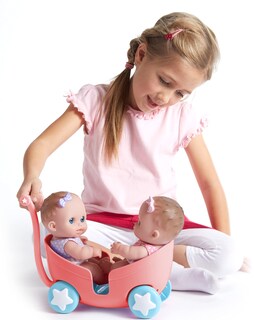 Foto 4 | Set De Cochecito Para Muñecas Jc Toys Lil Cutesies Twin 8.5, Todo En Vinilo - Venta Internacional.