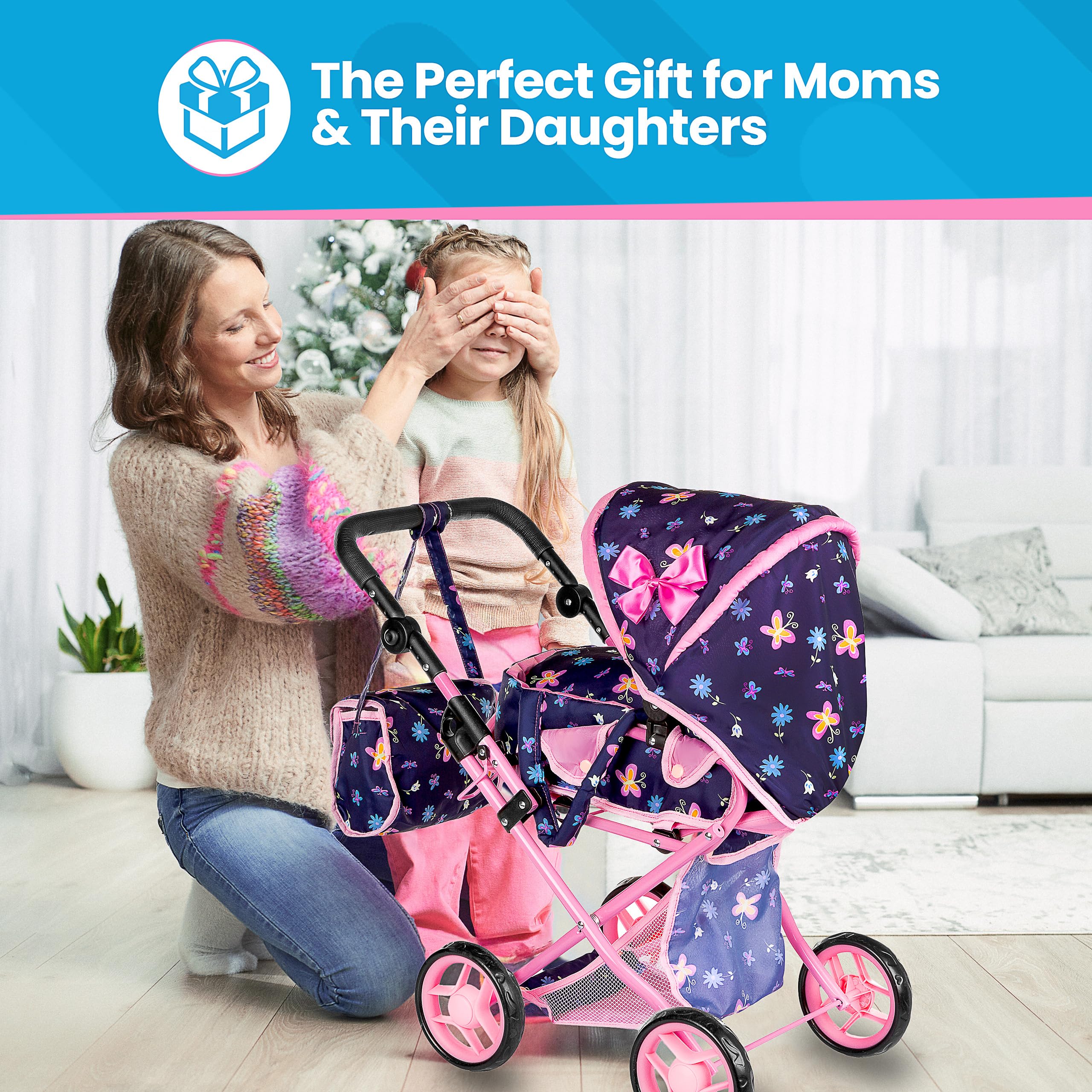 Foto 5 pulgar | Cochecito Baby Doll Kinderplay Kp0200i Con Asa Ajustable - Venta Internacional.