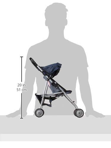 Foto 6 | Doll Stroller The New York Doll Collection Denim Para Bebé - Venta Internacional.