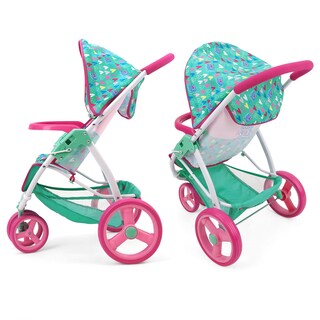 Foto 5 | Cochecito Para Correr Con Forma De Muñeca Baby Alive, Con Corazones Verdes Y Rosas, 60 Cm, 3 O Más - Venta Internacio