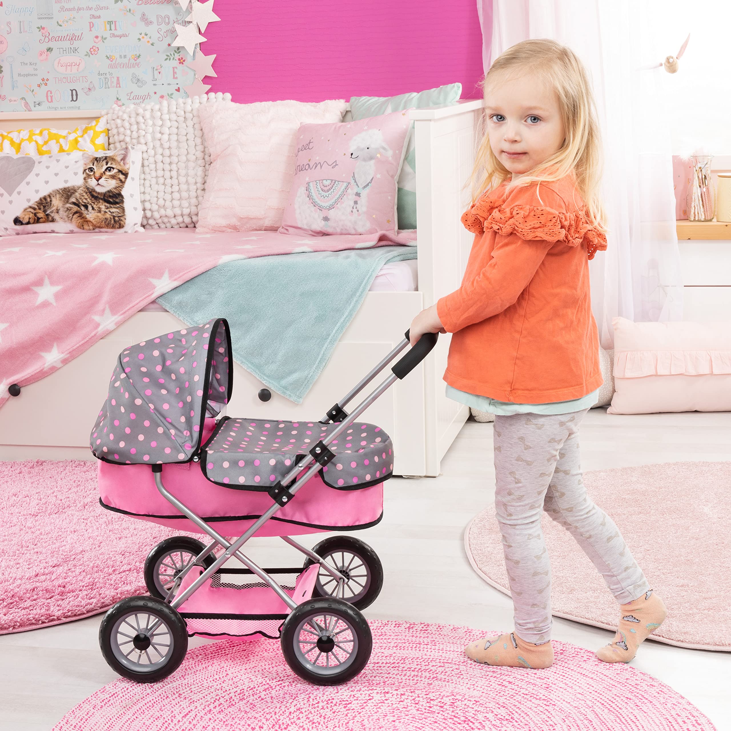 Foto 7 pulgar | Set Dolls Pram Bayer Smarty Para Muñecas De Hasta 18 Pulgadas - Venta Internacional.