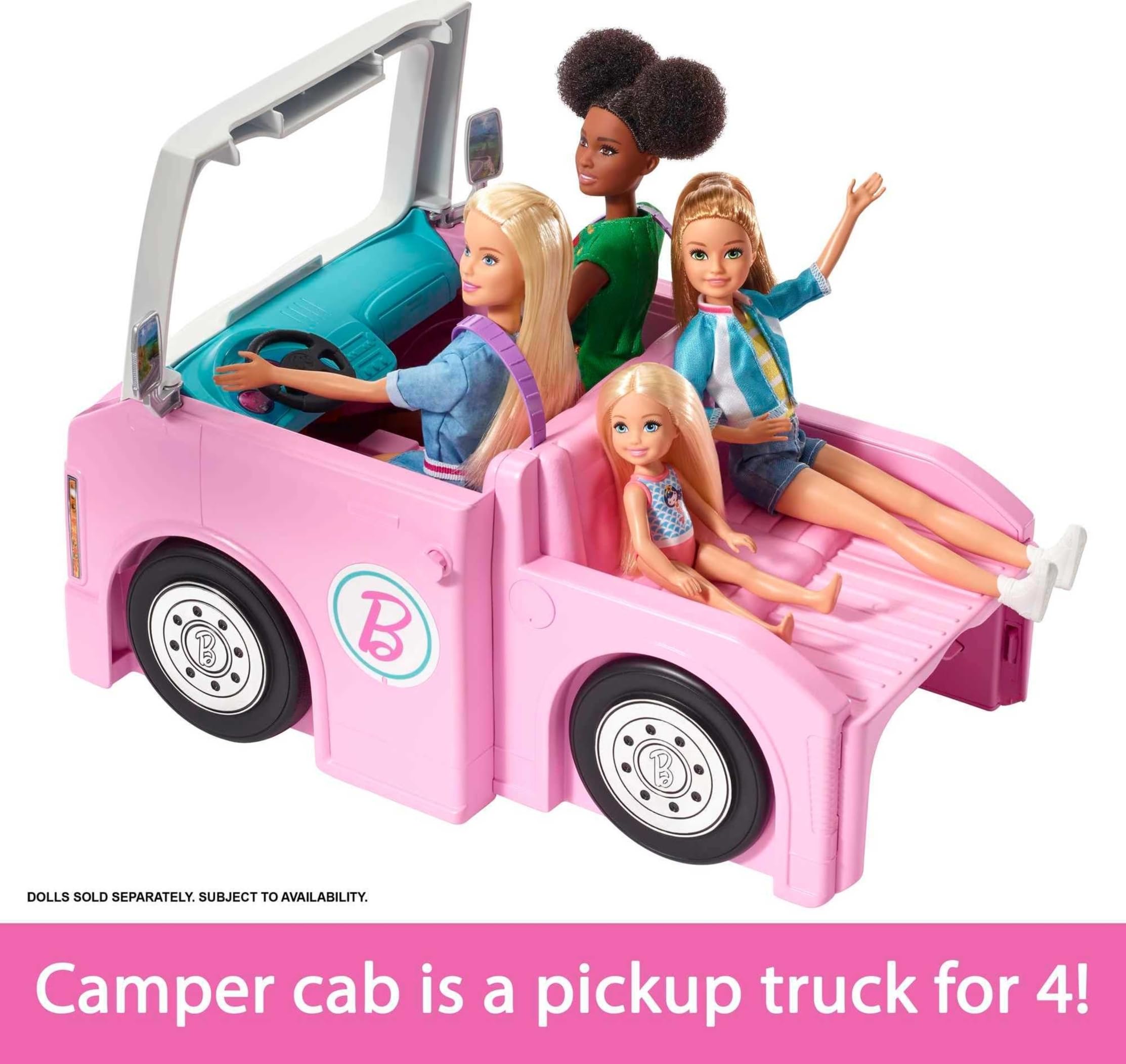 Foto 4 pulgar | Playset Barbie Camper Dreamcamper 3 En 1 Con Piscina Y 50 Acc - Venta Internacional.