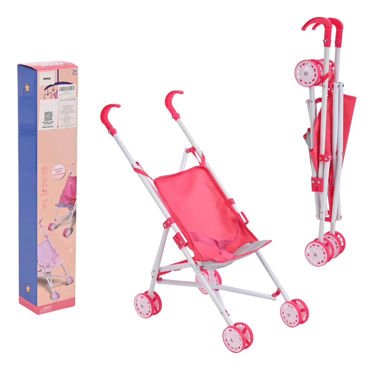 Foto 1 | Carriola Belug  Infantil Muñeca Plegable Fiusha