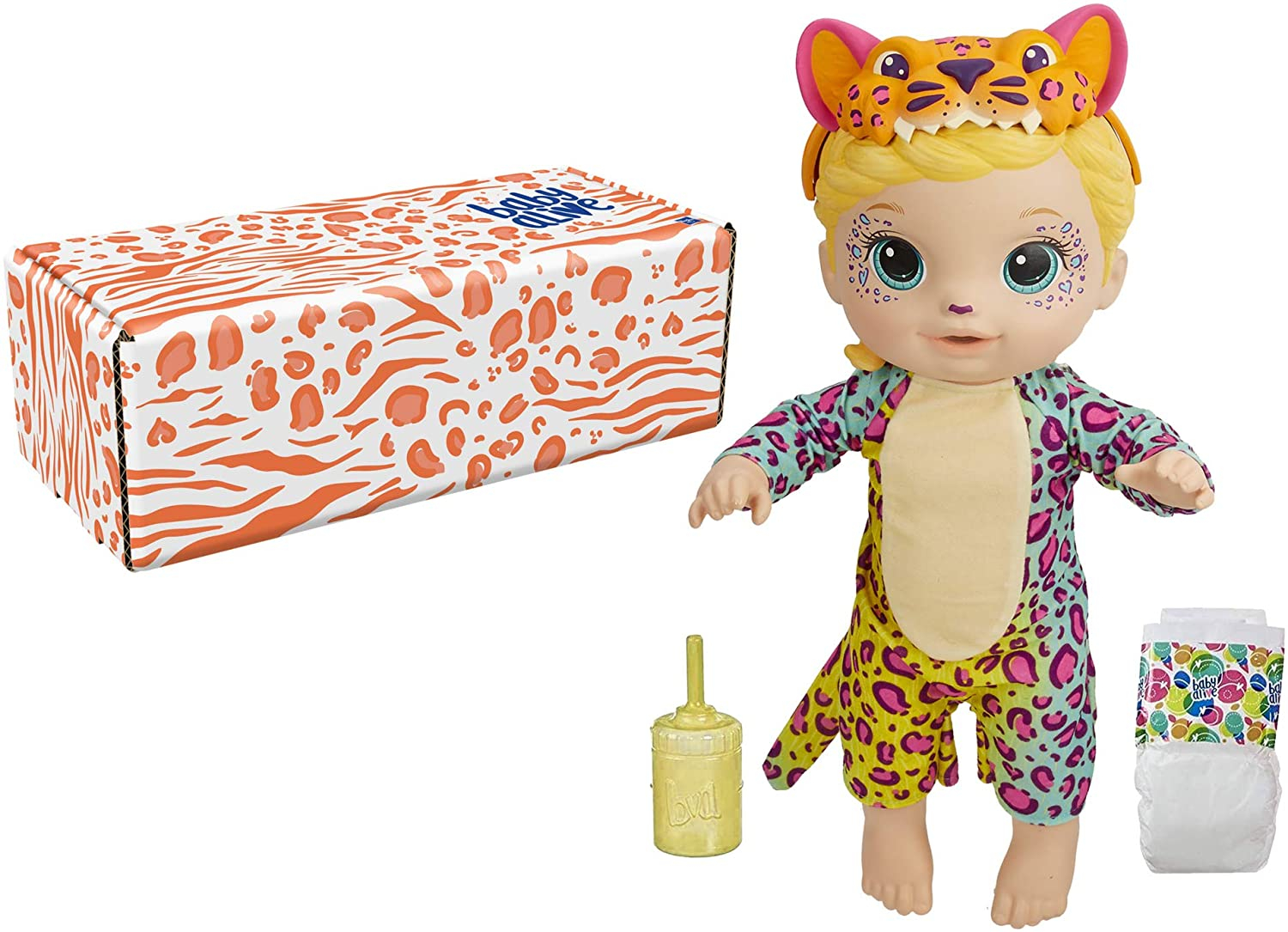 Venta Internacional- Baby Alive Muñeca Con Traje De Leopardo Y Accesorios