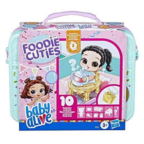 Foto 2 pulgar | Venta Internacional- Baby Alive Foodie Cuties, Surprise Toy, Moll De 3 Pulgadas, 10 Sorpresas En Estuche De Estilo Lo